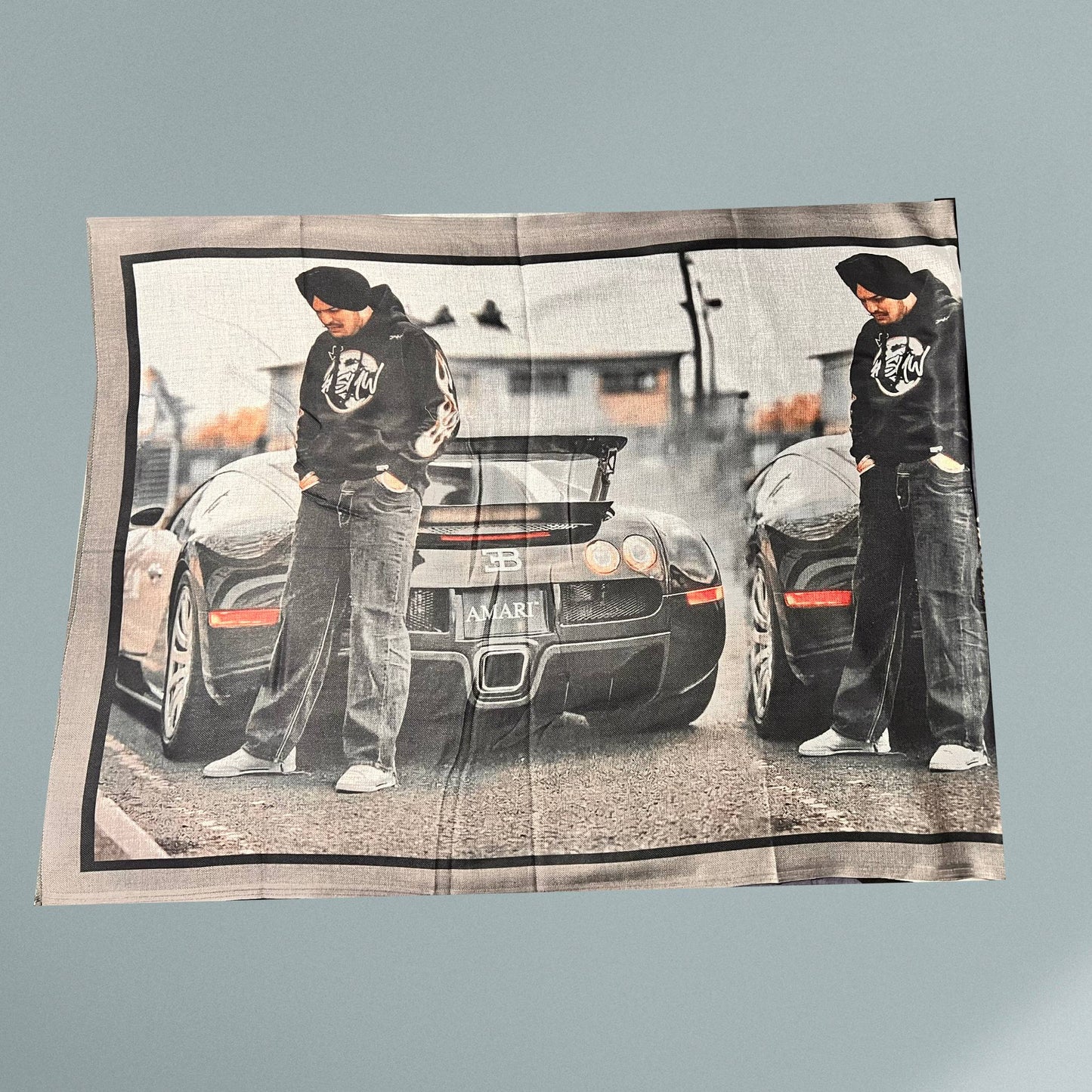 Sidhu Moosewala Shawl | Punjabi Wedding Jaago Shawl | Car